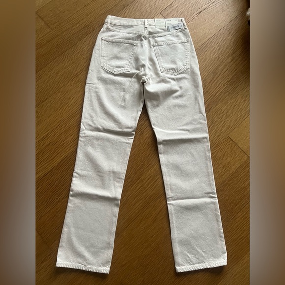 NEW W/ TAGS AGOLDE Lana Mid-rise Vintage Straight Legged Jeans In Drum (size 23) - Picture 2 of 6